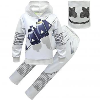 Set de Sudadera y Pantalones Marshmello DJ con Máscara para Niños 12-13 años