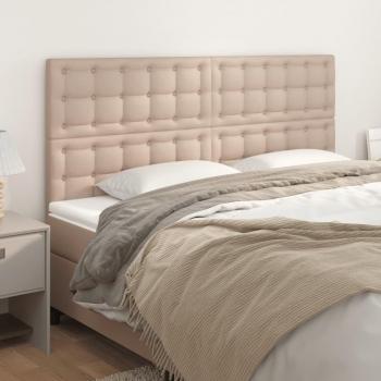 VidaXL 4er Set Kopfteile Cappuccino-Braun 90x5x78/88 cm