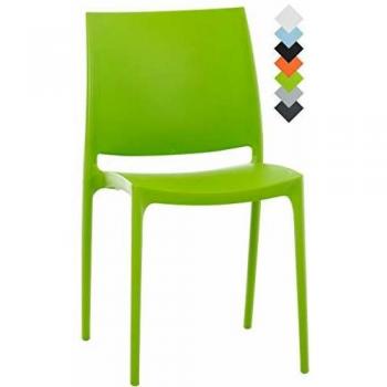 Chaise de Jardin Empilable Maya en Plastique