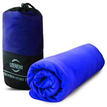 Serviette à rouleau Norstat, couleur bleue, 80 x 130 cm, housse de transport