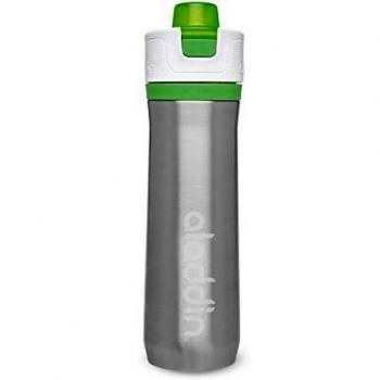 Aladdin Hydration Active Stainless Steel Water Bottle, Green, 0.6L