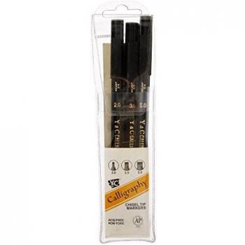 Yasutomo Calligraphy Chisel Tip Marker Set