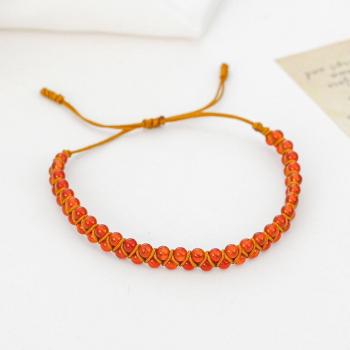 Handcrafted Stone Wrap Bracelet for Yoga
