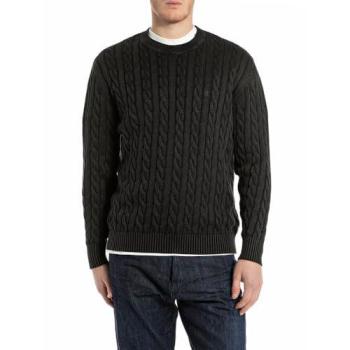 Replay Herren Pullover UK4866.G21280G-098 Schwarz