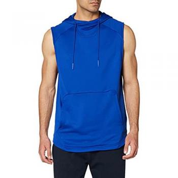 Curry Blue UA Sleeveless Hoodie Large