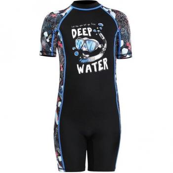 Boys and Girls Neoprene One-Piece Swimsuit