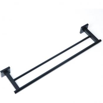Toallero de baño de acero inoxidable 304, 60cm, soporte de pared