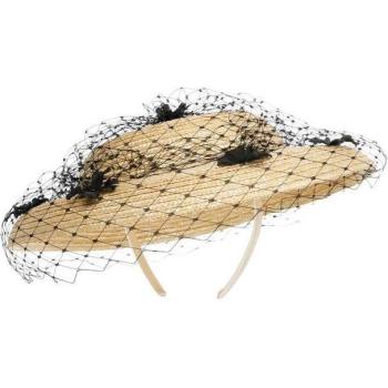McBurn Natural Noir Larina – Women’s One‑Size Fascinator