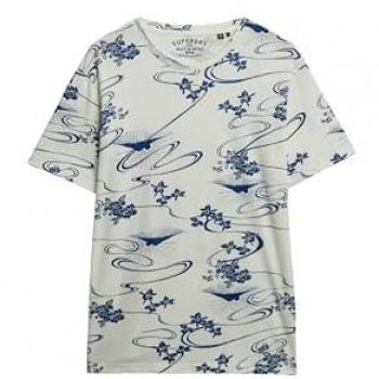 Superdry Klassisches Essential T-Shirt – Weiß (S)