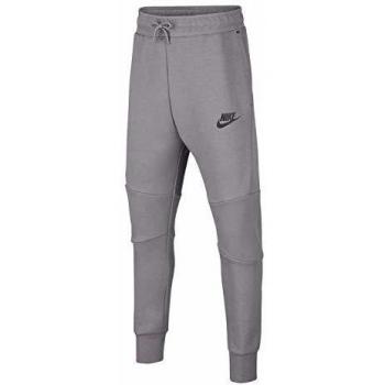 Pantalon Garçon Nike Sportswear Tech Fleece, Gris/Noir