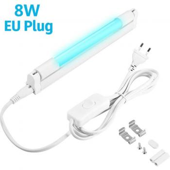 EU Plug 220V Ozone Disinfection Lamp
