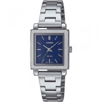 CASIO Women's Blue Metal Band Quartz Watch