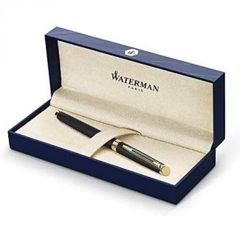Waterman Hémisphère stylo plume noir mat avec plume moyenne et coffret cadeau
