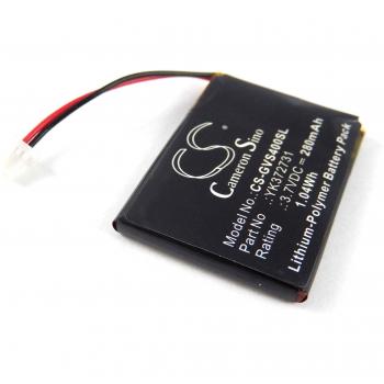 Vhbw Batería recargable 280mAh (3.7V) para sistema de navegación Golf Buddy