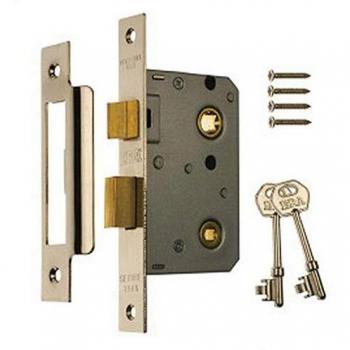 ERA 243-62 Bathroom Door Lock, 64mm (2½“), Chrome Effect
