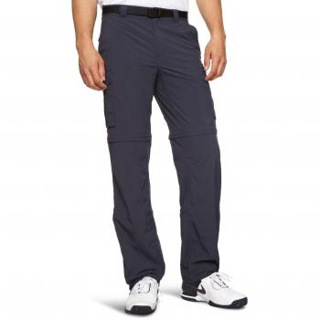 Columbia Pantalones Convertibles Silver Ridge, Hombre, Azul (Abyss), 36/32