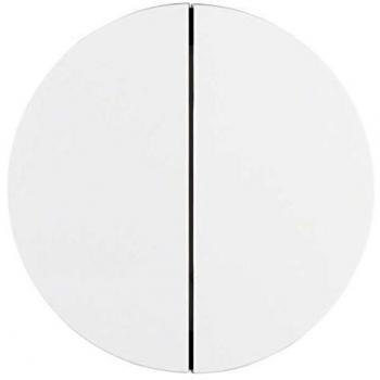 Berker 2-voudige drukknop polair wit R1/R3