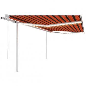 Markise mit LED und Windsensor 4,5x3,5m