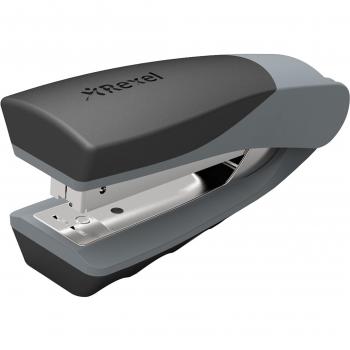 Rexel 2100595 Centor Half Strip Stapler, 25 Sheet Capacity, Plastic Body, Silver and Black