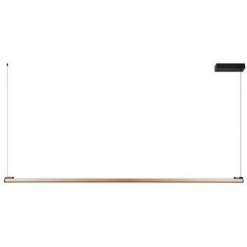 LED Bräunungs‑Pendelleuchte Braga – Kaffee/Schwarz – 36 W, 2450 lm