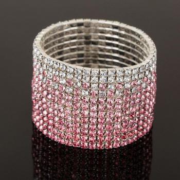 Farbverlauf‑Diamant‑Armband für Tanz und Bauchtanz – flexibel & stilvoll