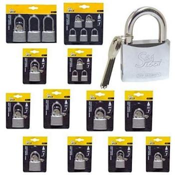 Sealock 30mm Long Shackle Padlocks – 3 Piece Unisex Set