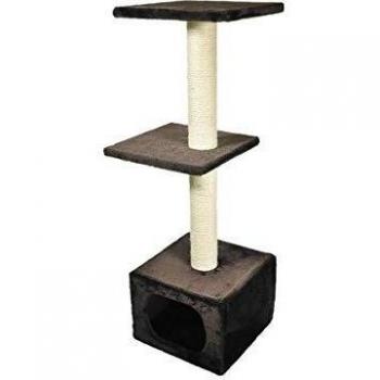 Grimpoir Arbre à chat Classic 4 Brun 37x37x108cm