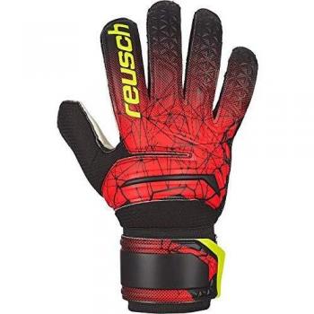 Reusch Herren Torwart Handschuhe Fit Control SD – Schwarz/Rot – 9 Handgelenkgröße