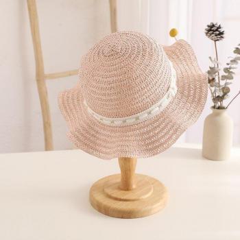Girls' Summer Straw Panama Hat