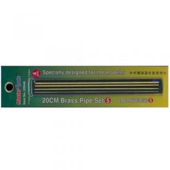 Set de 5 tuyaux en laiton de 20 cm