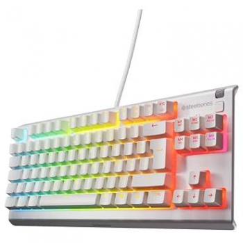 Clavier SteelSeries Apex 3 TKL Azerty Blanc