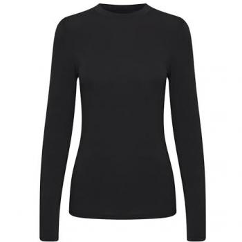 Ichi Langarmshirt PHILUCA (1-tlg) Plain/ohne Details