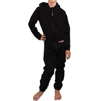 Gennadi Hoppe Kinder‑Trainingseinheit „Fit & Fun“ – Einteiler, Schwarz 98–104