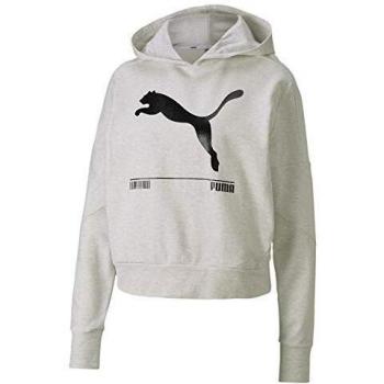 PUMA Nu‑Utility Felpa Kids White Heather 3A