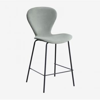 Taburete negro terciopelo Sklum 66 cm