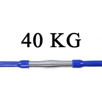 Barre d’exercice à ressort plaqué, 30‑60 kg, prise haute pour bras et poitrine