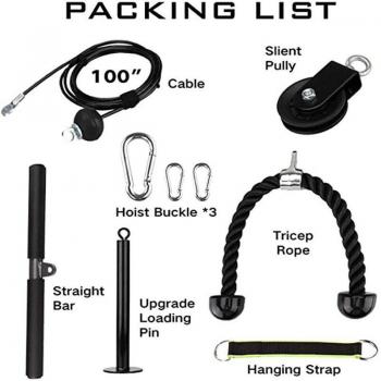Nine-Piece Muscle Building Fitness Kit