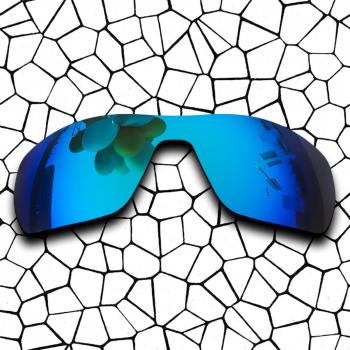 Lentes de repuesto UV 100% espejo azul hielo para gafas de sol