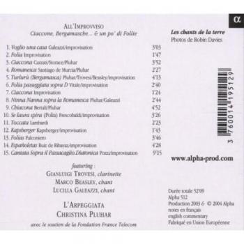 All Improvviso-Ciaccone, Bergama