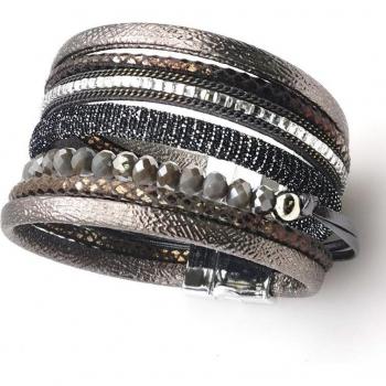 Joyería Femenina de Piel y Cristal