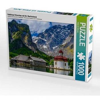 CALVENDO Puzzle Halbinsel Hirschau mit St. Bartholomä von Dieter Wilczek