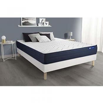Ensemble Matelas ACTIFLEX Life 140x200 + sommier KIT Blanc