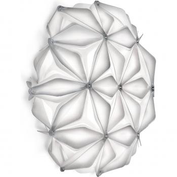 Plafón Elegante Slamp La Vie 34 cm Color Blanco