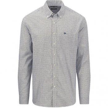 FYNCH HATTON Casual Fit Freizeithemd Marineblau M