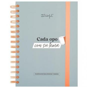 Agenda Opositiva Mr. Wonderful: Cada tema en su página