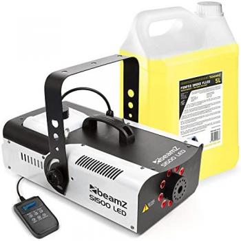 BeamZ S1500 Farbige LED-Rauchmaschine mit 5 L Nebelflüssigkeit