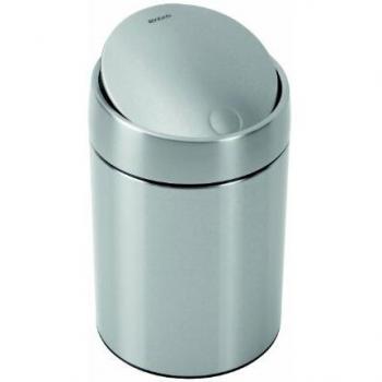 Brabantia 5L Smudge-Free Matte Steel Slide Bin