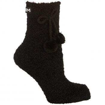 DIM Calcetines cortos cocoon x 1 para Mujer, Negro, One Size