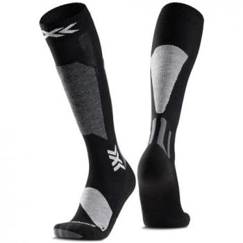 X-Socks Ski Discover OTC Socken schwarz/grau Größe 35-38