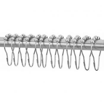 Anneaux pour rideau de douche en or